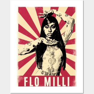 Retro Vintage Flo Milli Dance Posters and Art